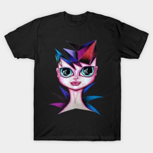 Carnaval Girl Portrait T-Shirt